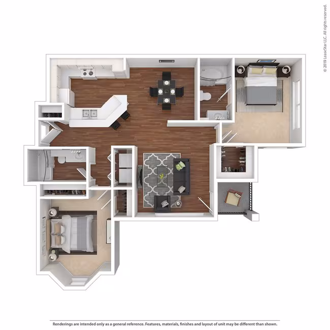 Unit 1932 1932 floor plan